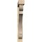 Ekena Millwork Olympic Block Rough Sawn Bracket w/ Offset Brace, Douglas Fir, 6"W x 46"D x 46"H BKT0604X46X46OLY05RDF - alternate 4